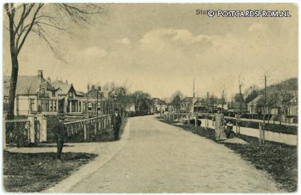 Grijpskerk, Stationweg ansichtkaart: Grijpskerk, Stationweg