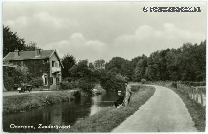 ansichtkaart: Overveen, Zanderijvaart