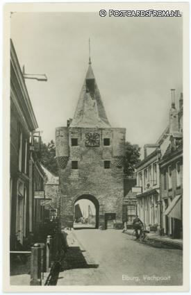 Elburg, Vischpoort ansichtkaart: Elburg, Vischpoort