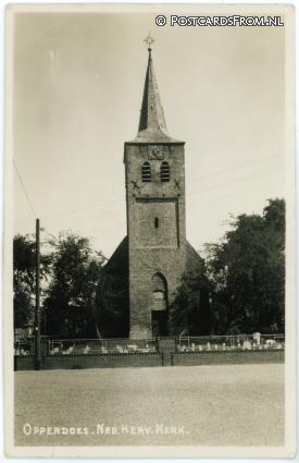 Opperdoes, Ned. Herv. Kerk ansichtkaart: Opperdoes, Ned. Herv. Kerk