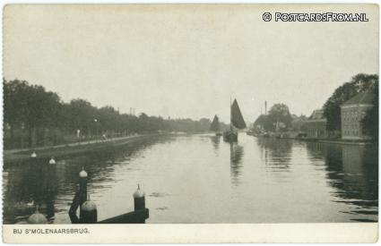 Alphen aan den Rijn, ? Bij s'Molenaarsbrug ansichtkaart: Alphen aan den Rijn, ? Bij s'Molenaarsbrug