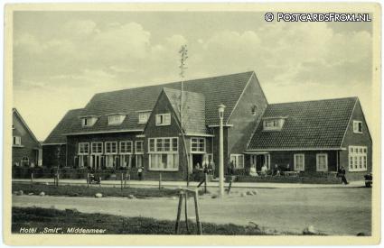 ansichtkaart: Middenmeer, Hotel 'Smit'