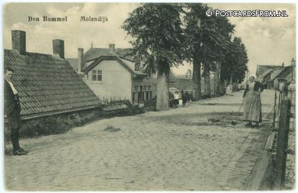 Den Bommel, Molendijk ansichtkaart: Den Bommel, Molendijk