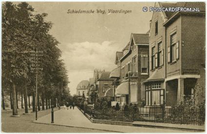 Vlaardingen, Schiedamsche Weg ansichtkaart: Vlaardingen, Schiedamsche Weg