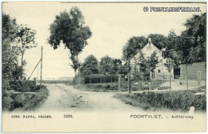 ansichtkaart: Poortvliet, Achterweg