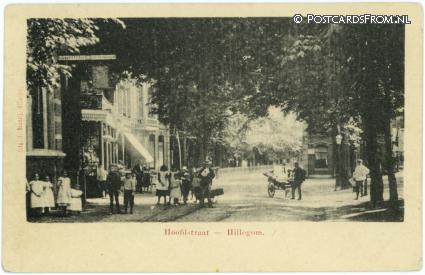 ansichtkaart: Hillegom, Hoofdstraat