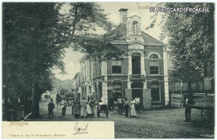 ansichtkaart: Hillegom, Raadhuis