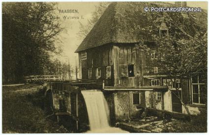 ansichtkaart: Vaassen, Oude Waterval