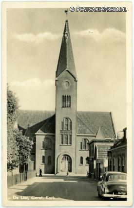 ansichtkaart: De Lier, Geref. Kerk