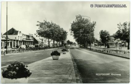 ansichtkaart: Hoofddorp, Kruisweg