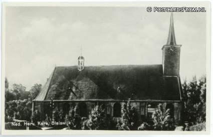 Bleiswijk, Ned. Herv. Kerk ansichtkaart: Bleiswijk, Ned. Herv. Kerk
