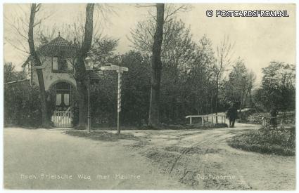 ansichtkaart: Oostvoorne, Hoek Brielsche Weg met Heultje