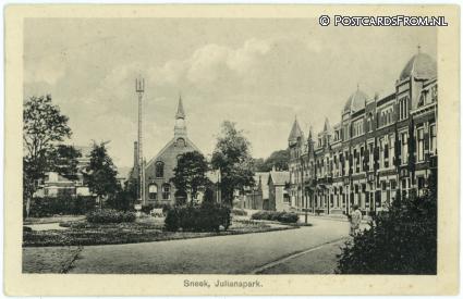 Sneek, Julianapark ansichtkaart: Sneek, Julianapark