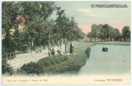 ansichtkaart: Woerden, Oostdam