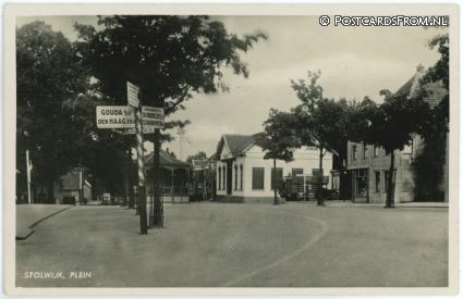 Stolwijk, Plein ansichtkaart: Stolwijk, Plein