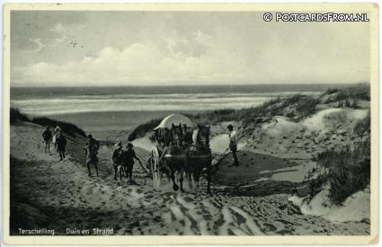 ansichtkaart: Terschelling, Duin en Strand