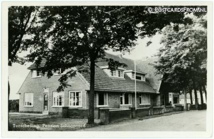 Terschelling, Pension Schoonoord ansichtkaart: Terschelling, Pension Schoonoord