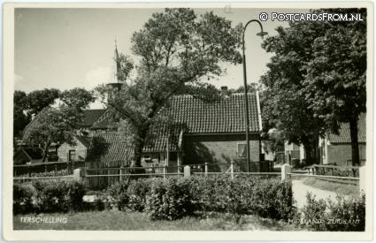 ansichtkaart: Terschelling Midsland, Zuidkant