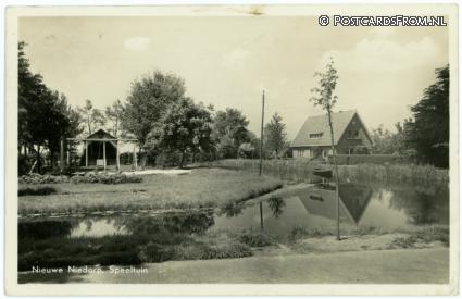 ansichtkaart: Nieuwe Niedorp, Speeltuin