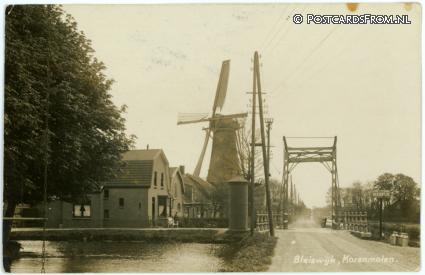 ansichtkaart: Bleiswijk, Korenmolen