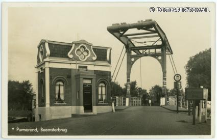 ansichtkaart: Purmerend, Beemsterbrug