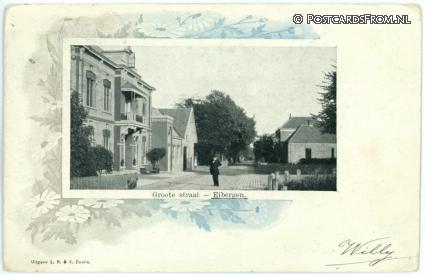 ansichtkaart: Eibergen, Groote straat