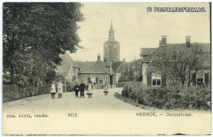 ansichtkaart: Heerde, Dorpsstraat