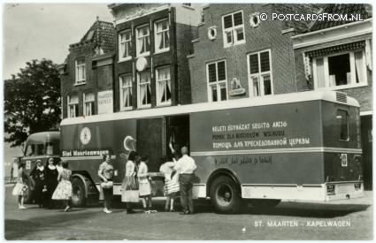 ansichtkaart: Sint Maarten, Kapelwagen
