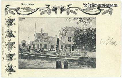 ansichtkaart: Spaarndam, De Kolk