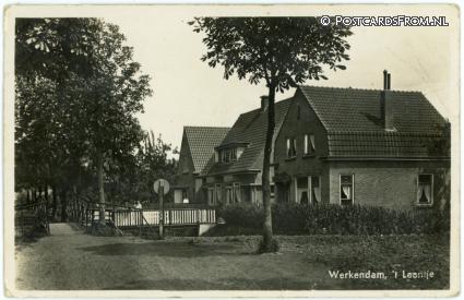 ansichtkaart: Werkendam, 't Laantje