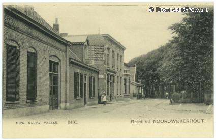 ansichtkaart: Noordwijkerhout, Groet uit