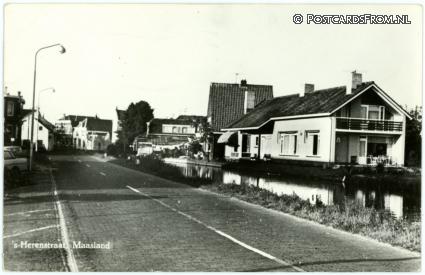 ansichtkaart: Maasland, 's-Herenstraat