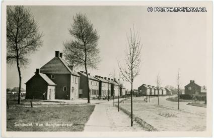 Schijndel, Van Berghenstraat ansichtkaart: Schijndel, Van Berghenstraat