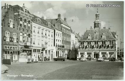 ansichtkaart: Vlissingen, Beursplein