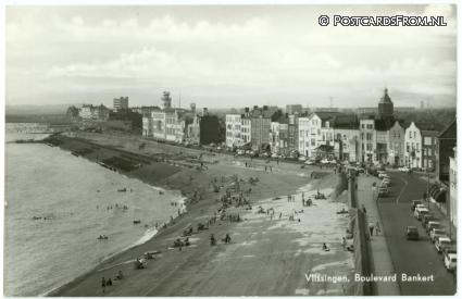 ansichtkaart: Vlissingen, Boulevard Bankert