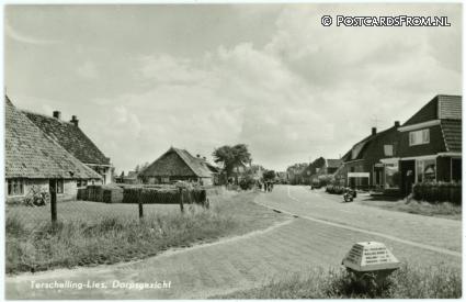 Terschelling Lies, Dorpsgezicht ansichtkaart: Terschelling Lies, Dorpsgezicht