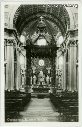 Oudenbosch, Interieur Basiliek ansichtkaart: Oudenbosch, Interieur Basiliek