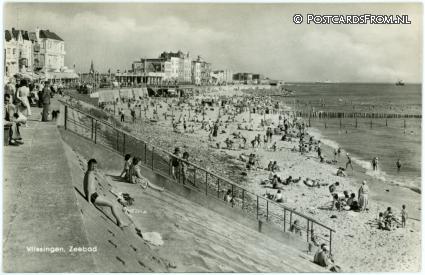 ansichtkaart: Vlissingen, Zeebad