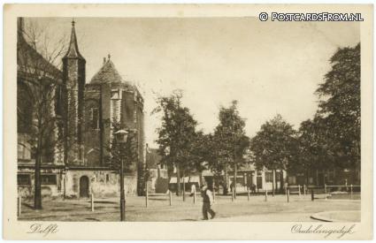 ansichtkaart: Delft, Oudelangedijk
