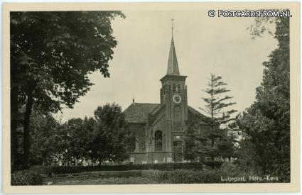 ansichtkaart: Lutjegast, Herv. Kerk
