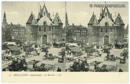 ansichtkaart: Amsterdam, Le Marche