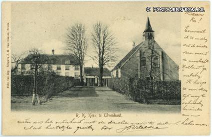 ansichtkaart: Ulvenhout, R.K. Kerk