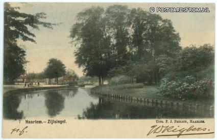 ansichtkaart: Haarlem, Zijlsingel