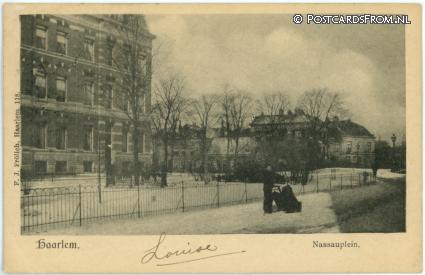 ansichtkaart: Haarlem, Nassauplein