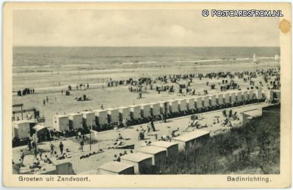 ansichtkaart: Zandvoort, Badinrichting