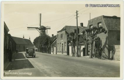 ansichtkaart: Terheijden, Moleneinde