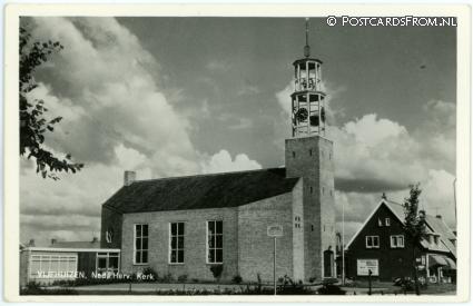Vijfhuizen, Ned. Herv. Kerk ansichtkaart: Vijfhuizen, Ned. Herv. Kerk