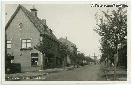 ansichtkaart: Rijen, Kerkstraat
