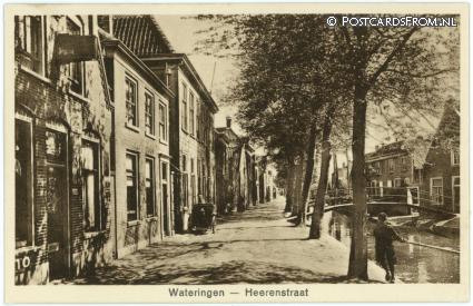 Wateringen, Heerenstraat ansichtkaart: Wateringen, Heerenstraat