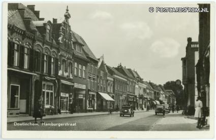 Doetinchem, Hamburgerstraat ansichtkaart: Doetinchem, Hamburgerstraat